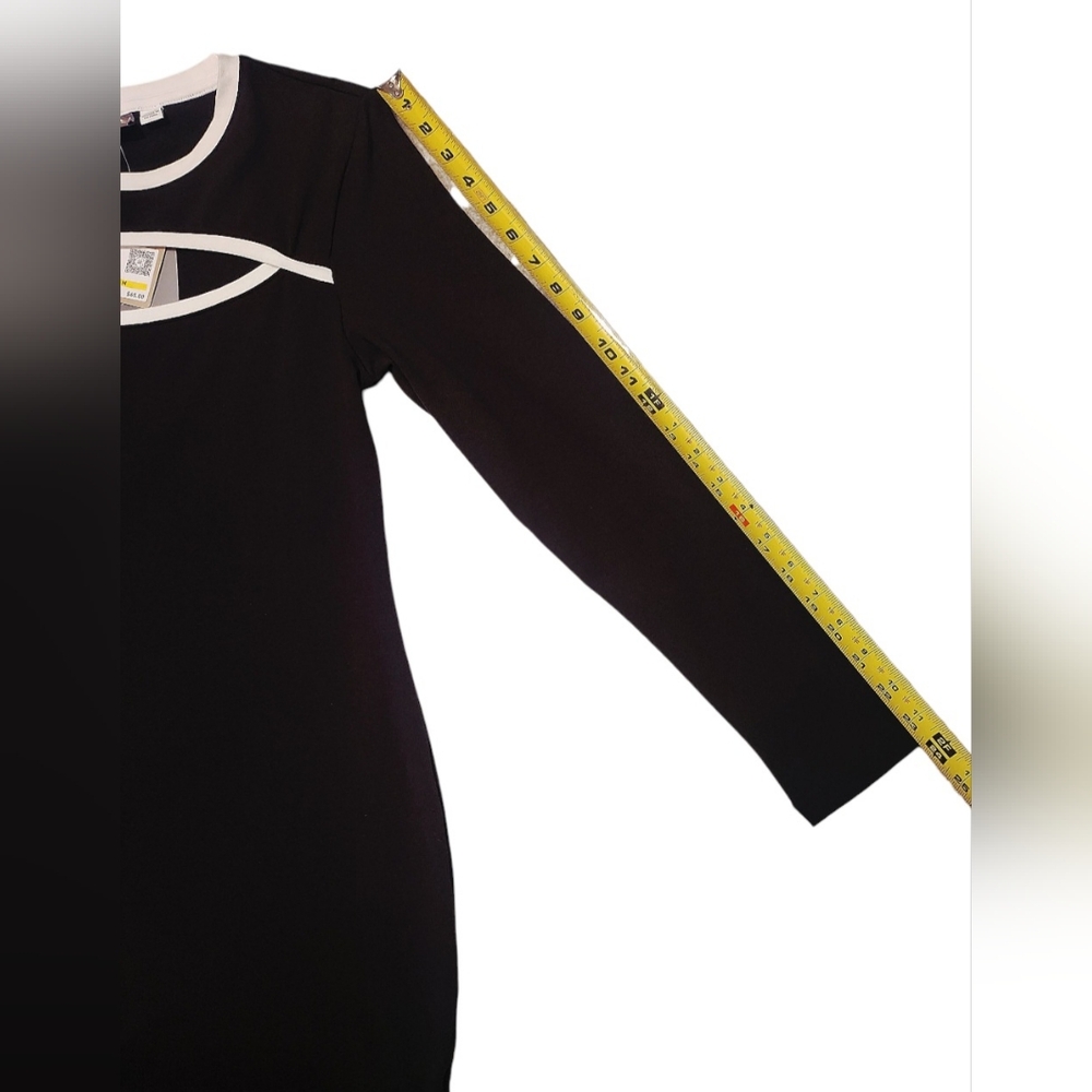 Women's Long Sleeve Slimming Athletic Dress Black Size Medium MSRP $65 - Picture 9 of 16